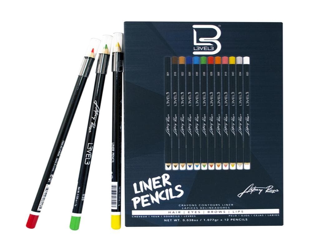 L3VEL3 LINER PENCILS ASSOT/COLORS 12 PCS