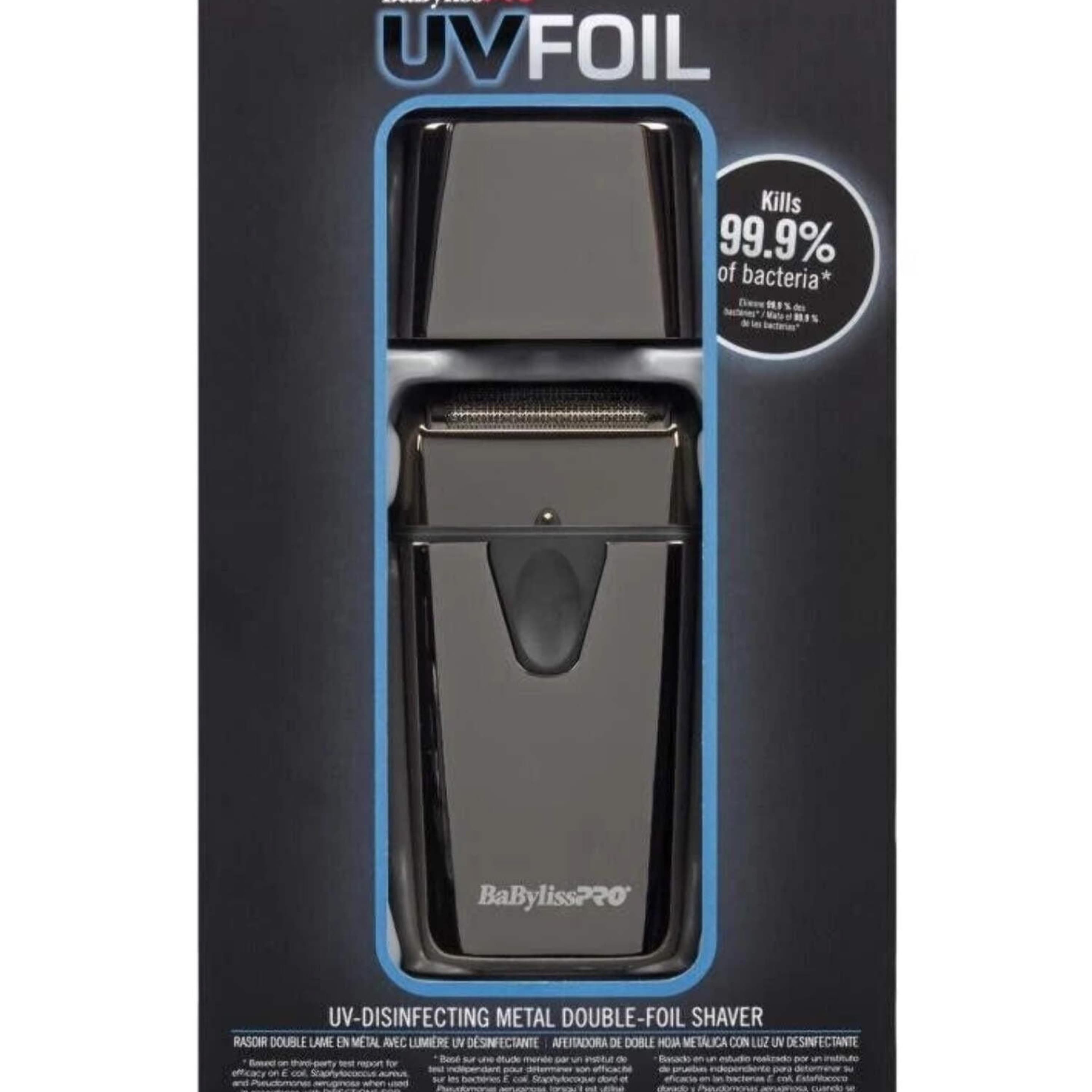 BaBylissPRO UV-Disinfecting Cordless Double-Foil Shaver