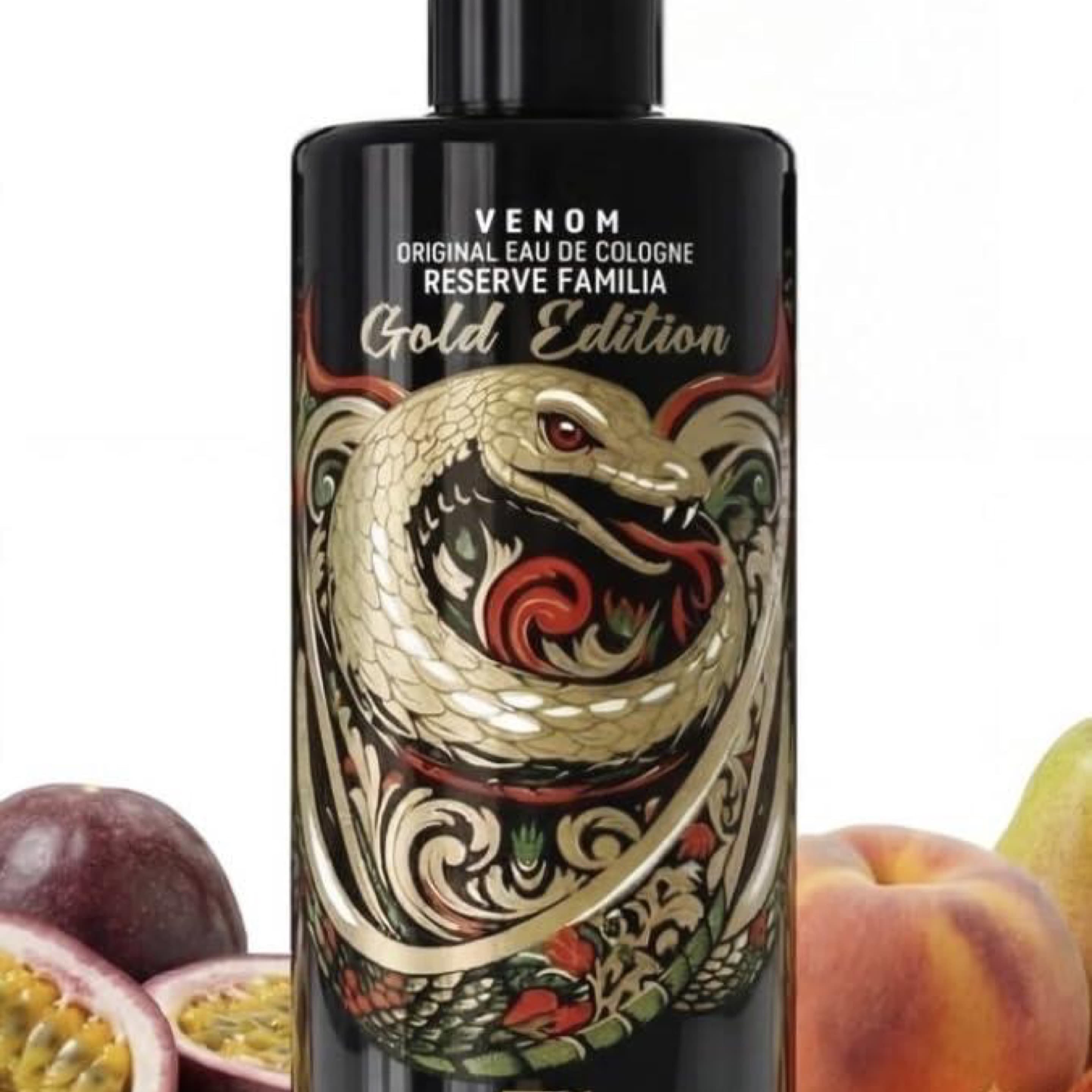 Immortal NYC Venom 'New Gold Edition', After Shave Spray Body/Face Men's Cologne, 17oz/500ml, Exclusive Barbers, Refreshes, Revitalizes and Relieves Face and Skin